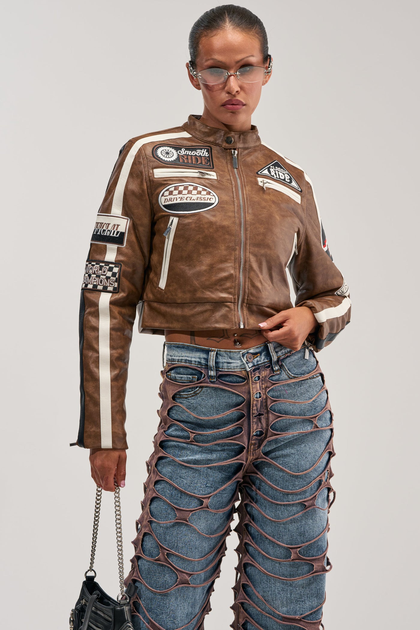 WISH ME LUCK EMBROIDERED MOTO